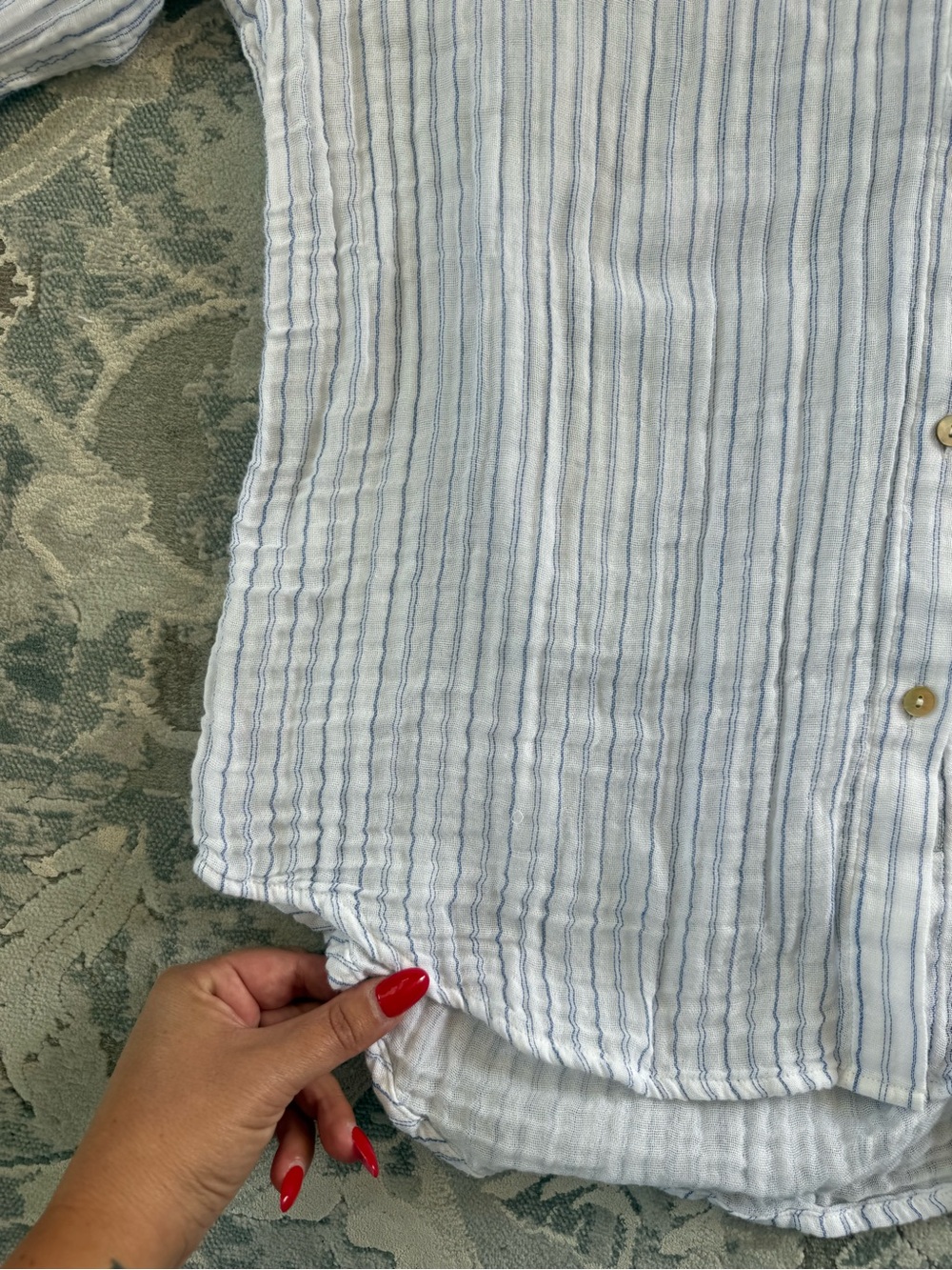 Rails Ellis Davenport Stripe Cotton Shirt - Picture 6 of 9